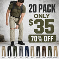 ⏰ ⚡10 Pack for $28⚡Men's Convertible Hiking Pants