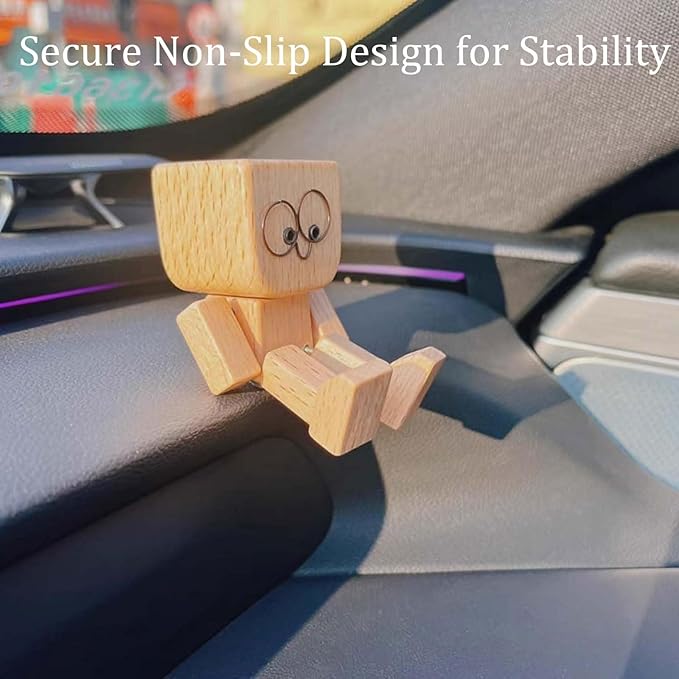 🎅🏻Christmas Sale 60% OFF🔥Charming Little Swaying Wooden Figure & 12PCS Magnetic Expressions