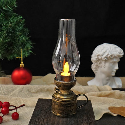 ✨Christmas Sale-49%🕯️LED Vintage Kerosene Lamp Electronic Swing Candle🔥