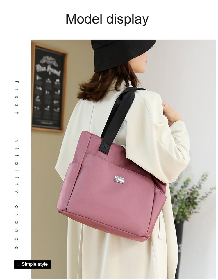 ⏰Hot Sale-2024 Large Capacity Waterproof Multi Pocket Nylon Shoulder Bag👜