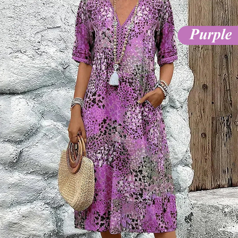 💥2025 Mother's Day Sale 49% OFF🤩Vibrant midi dress