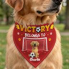 Victory Belongs To - Personalized Pet Bandana