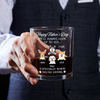 Always Look Up To You - Personalized Whiskey Glass