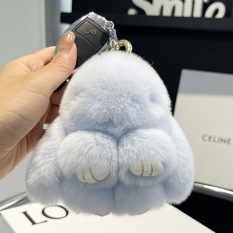 💕Early Bird Special Offer: 60% OFF🐰 Handmade Soft Bunny PomPom Charms