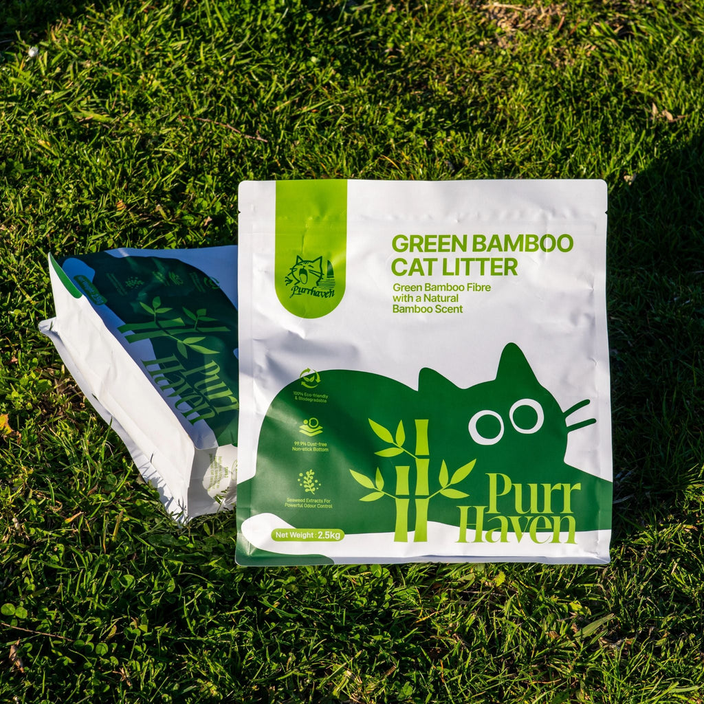 Purr Haven Green Bamboo Cat Litter