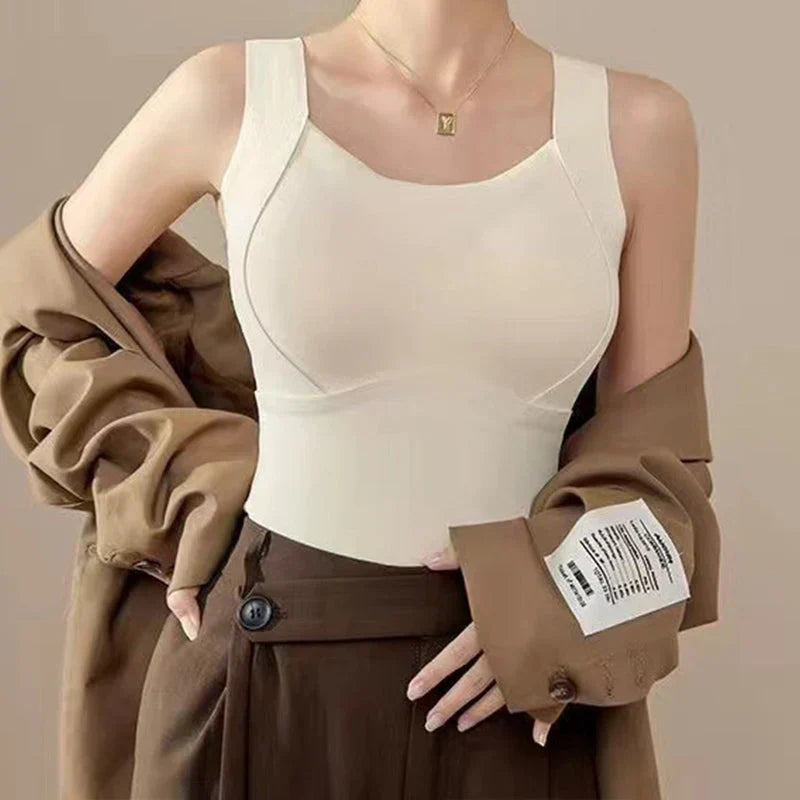🏆Flash Sale⚡Almost Gone💥Thickened Warm Tank Top with Lined Bra