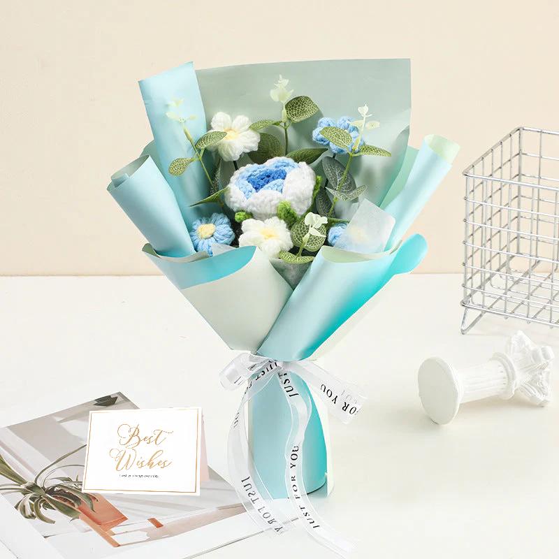 💕Mother's Day Special Sale 50% OFF!💕Handmade Delicate Crochet Flower Bouquet