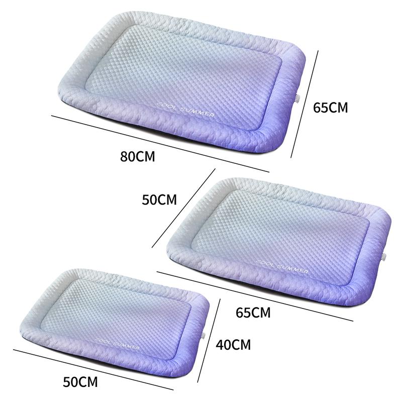 ⏳LAST DAY SALE ONLY￡9.99!!❄Pawchill™🇬🇧Pet Cooling Mat for Dogs & Cats 🐾  Naturally Cool Ice-Silk Pad • Breathable, Washable & Soft 🌿  For Floors, Sofas & Car Travel • Multiple Sizes • Gradient Colours ☀️🐶🐱
