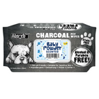 Absorb Plus Charcoal Pet Wipes 80 Sheets 20 X 15cm