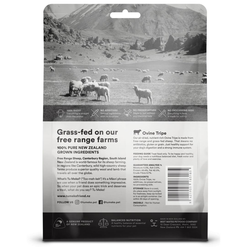 TU MEKE FRIEND Air Dried Natural Dog Treats Ovine Tripe