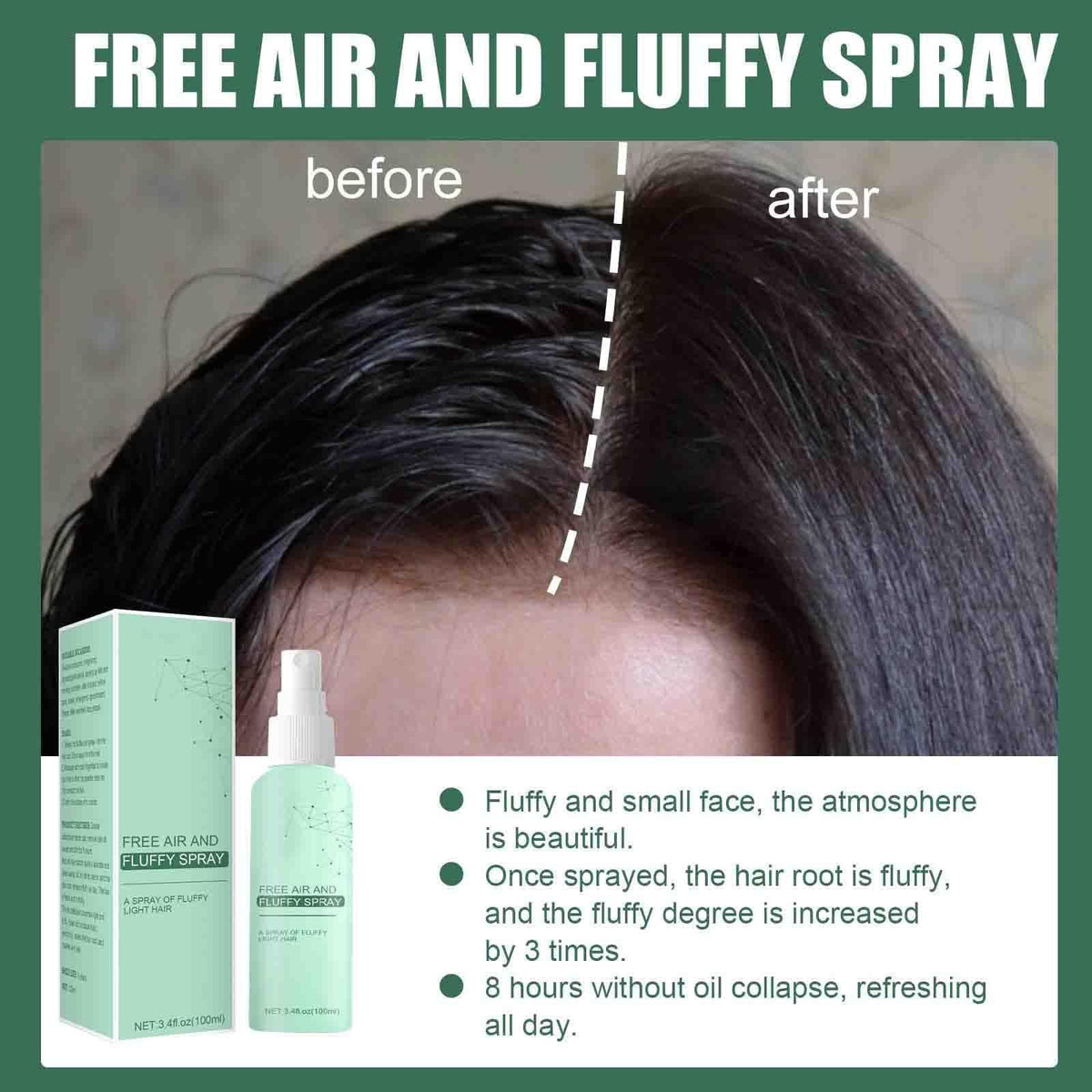 ⚡Leave-In Dry Mist - Removes Grease and Freshens All Day Long⚡