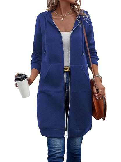 🌸LAST DAY - 50% OFF🥰Women Casual Zip up Fleece Hoodies