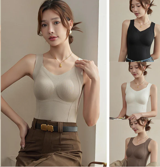NEW YEAR SALE🤩[Women’s Gift] Women's Thermal Tank Tops With Built-in Bra