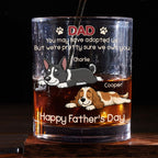 I Own You For Sure Retro Ver - Personalized Whiskey Glass