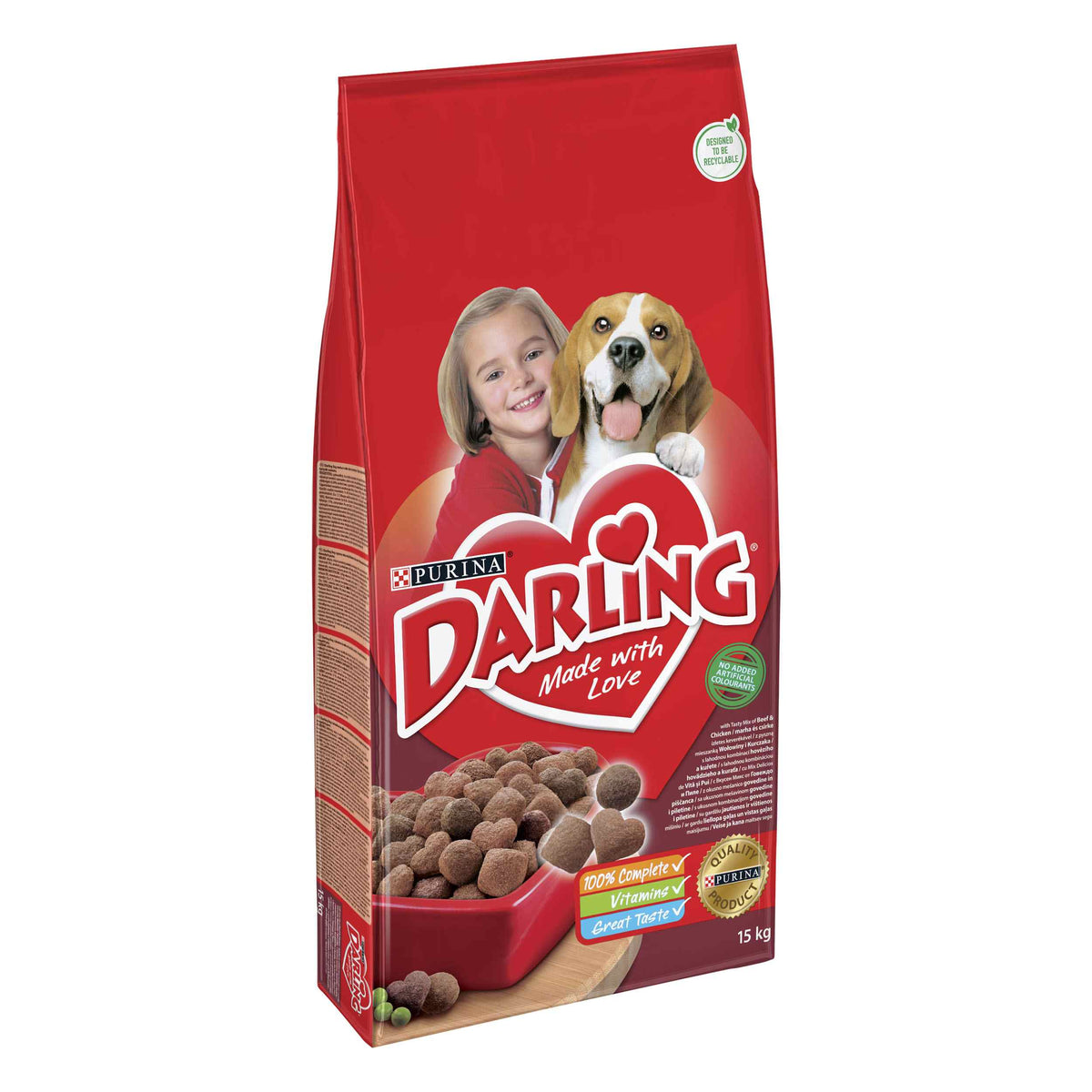 DARLING Hrana za pse s govedinom i piletinom, 500g