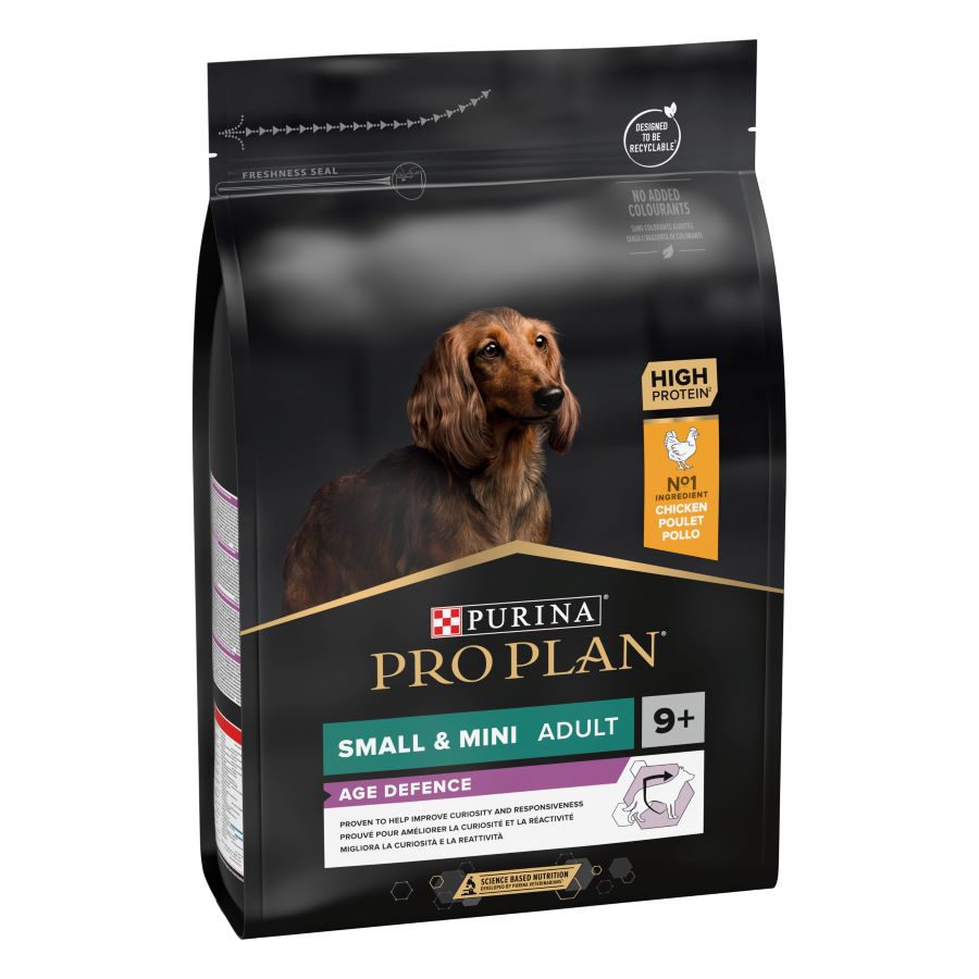 PRO PLAN Small/Mini 9+, Opti Age, bogato piletinom, 3kg