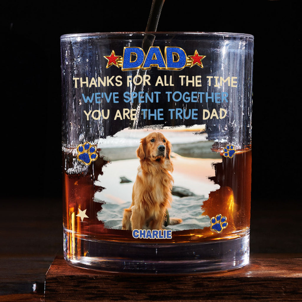 The True Parent Photo - Personalized Whiskey Glass