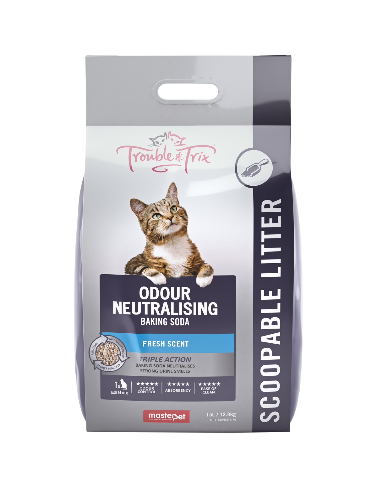 Trouble & Trix Odour Neutralising + Baking Soda Cat Litter