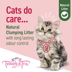 Trouble and Trix Plant Extract Natural Clumping Cat Litter Cherry Blossom