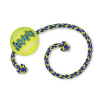 KONG Dog Toys SqueakAir Ball with Rope