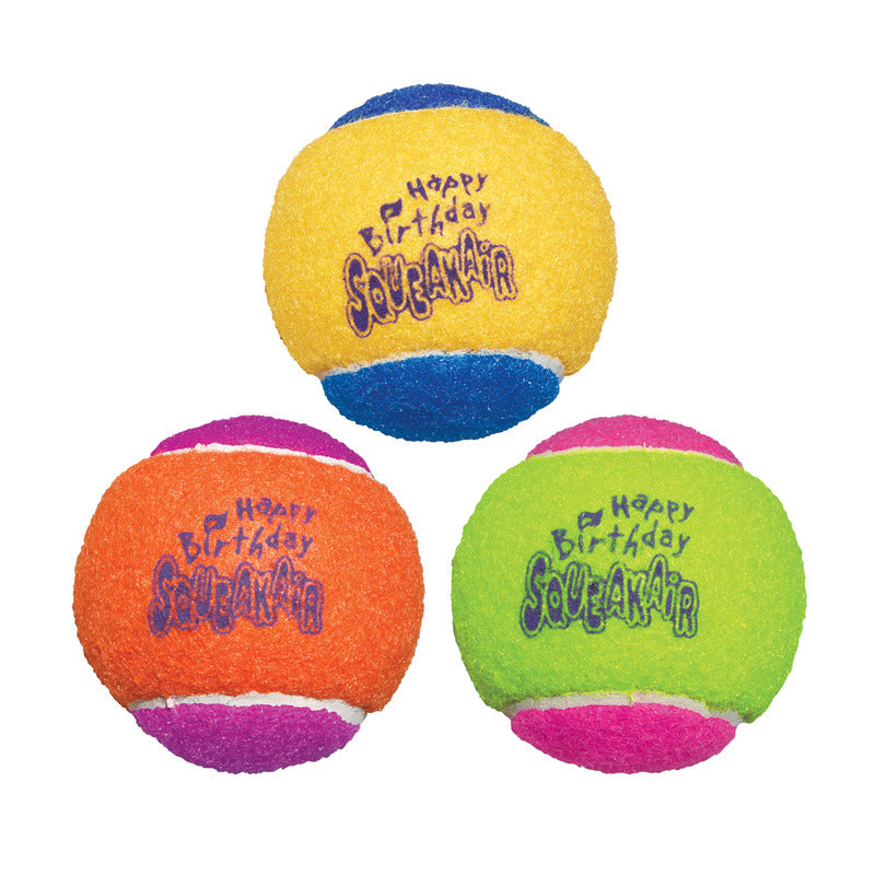 KONG Dog Toys SqueakAir Birthday Ball