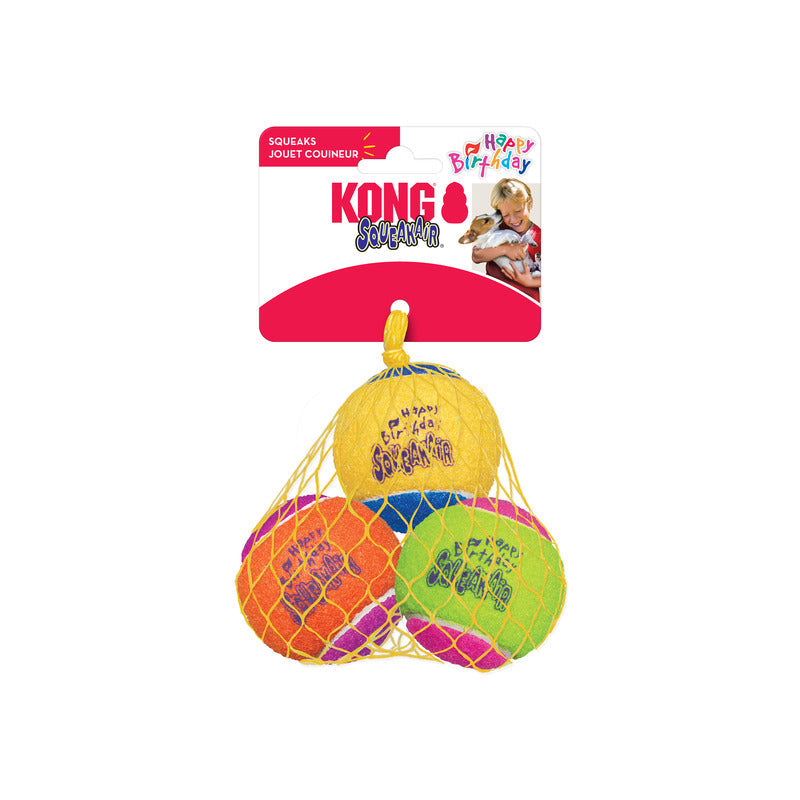 KONG Dog Toys SqueakAir Birthday Ball