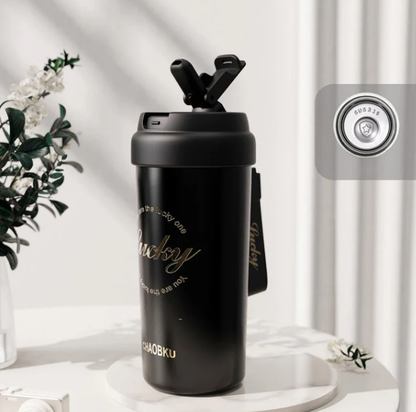 🔥Gift Idea 49% OFF Hot Sale🔥Lily of the Valley Stainless Steel / Ceramic Liner Insulation Cup