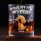 Paw It Off Now - Personalized Whiskey Glass
