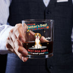 Dog Dad Forever - Personalized Whiskey Glass