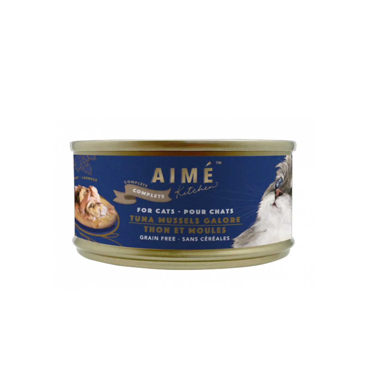 Aime Kitchen Classic Complete Cans For Cats - Tuna Mussels Galore 75g