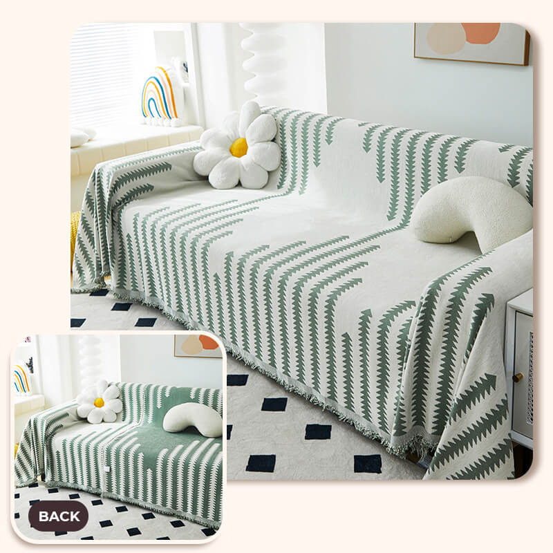 All-seasons Chenille Fabric Double-sided Anti-scratch Home Decoration Armchair Cover