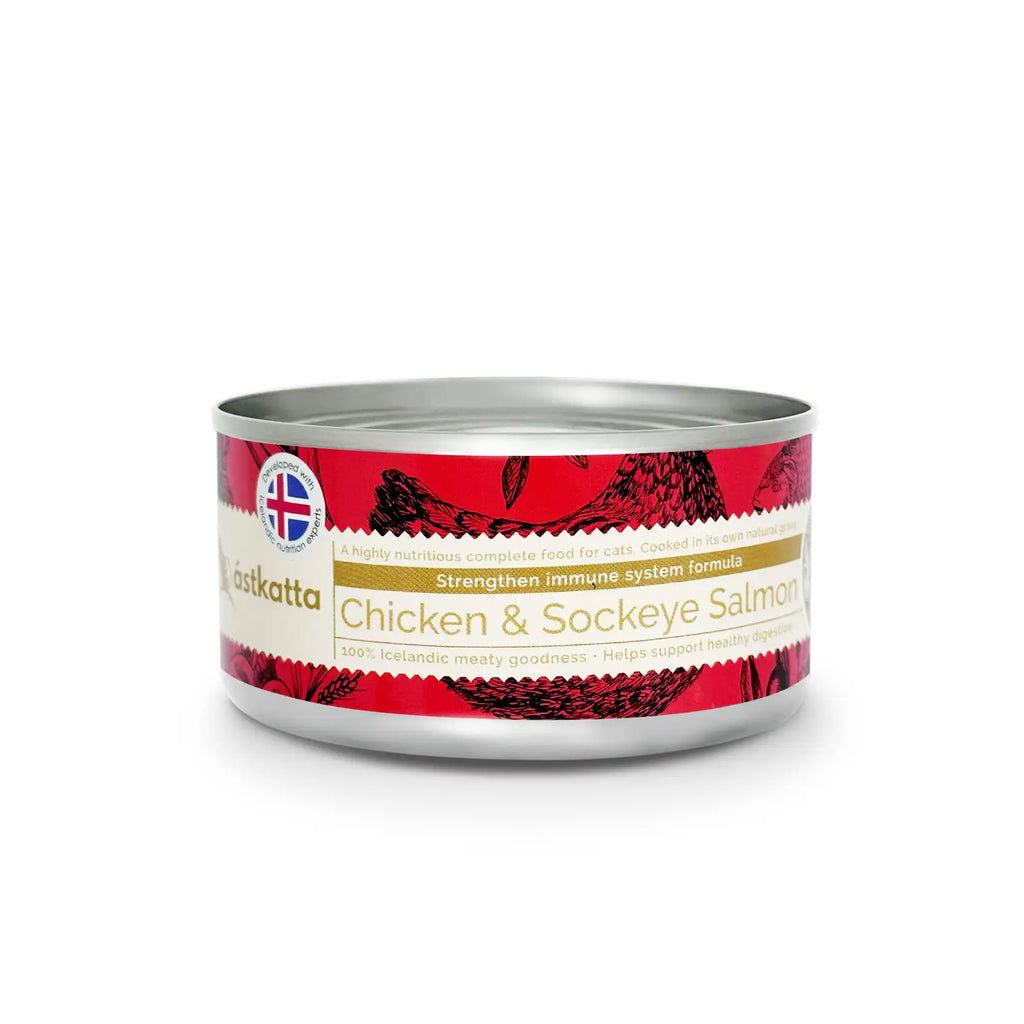 Astkatta Complete Cat Wet Food - Chicken & Sockeye Salmon