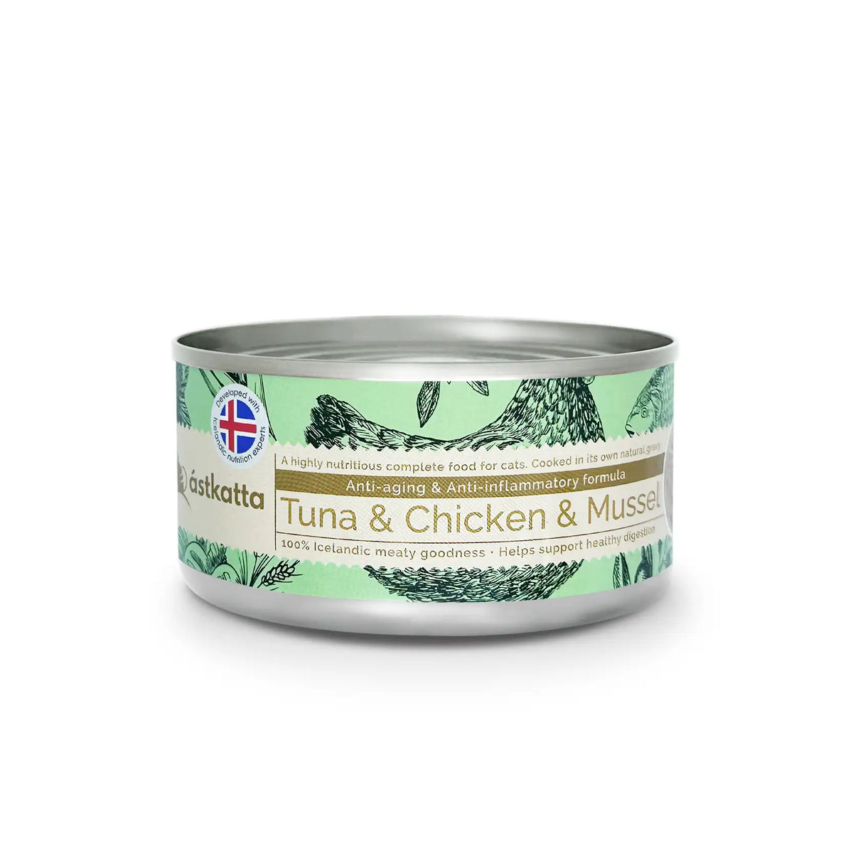 Astkatta Complete Cat Wet Food - Tuna, Chicken & Mussel