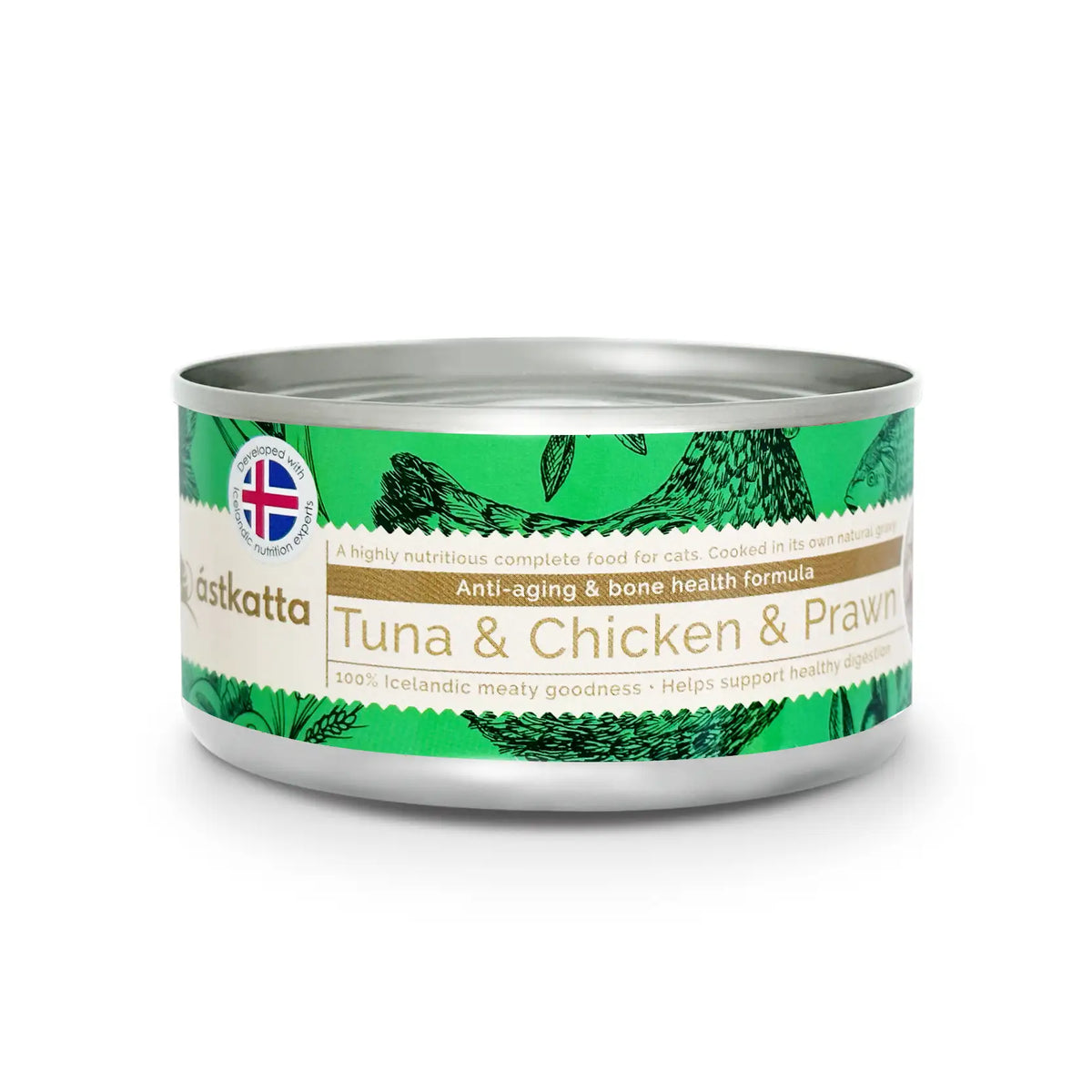 Astkatta Complete Cat Wet Food - Tuna, Chicken & White Prawn
