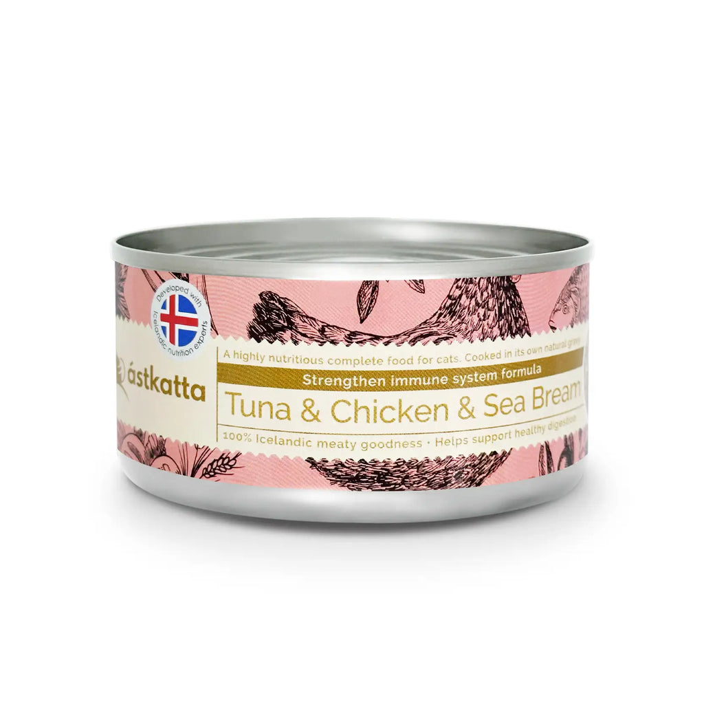Astkatta Complete Cat Wet Food - Tuna, Chicken & Sea Bream