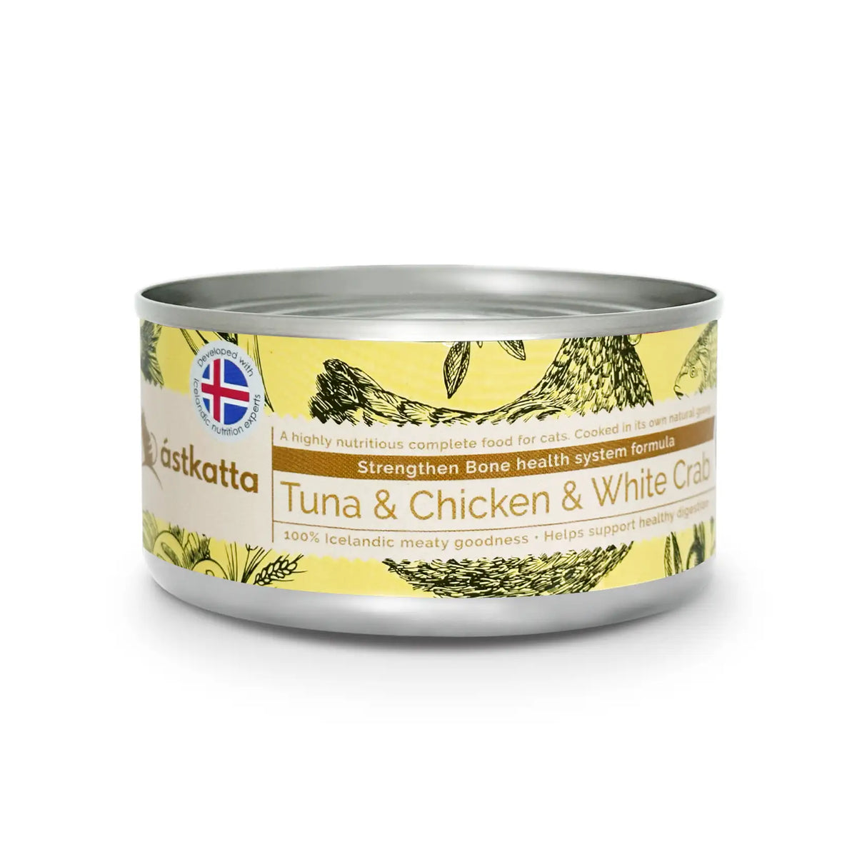 Astkatta Complete Cat Wet Food - Tuna, Chicken & White Crab