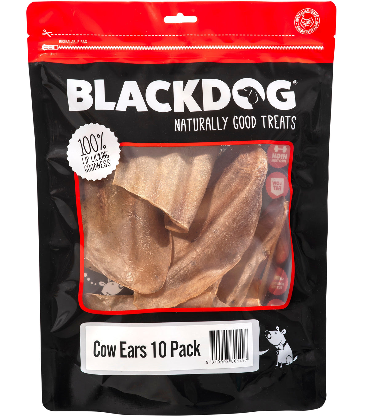 BlackDog Cow Ears Dog Treats