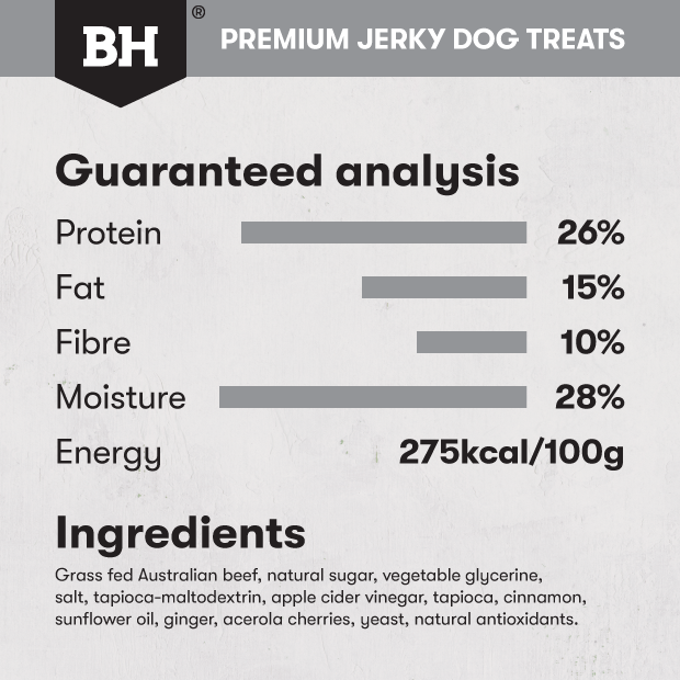 Black Hawk Dog Treats Beef Jerky Sticks