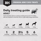 Black Hawk Dog Treats Kangaroo Jerky Straps