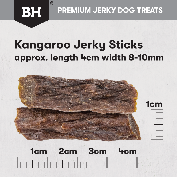 Black Hawk Dog Treats Kangaroo Jerky Sticks