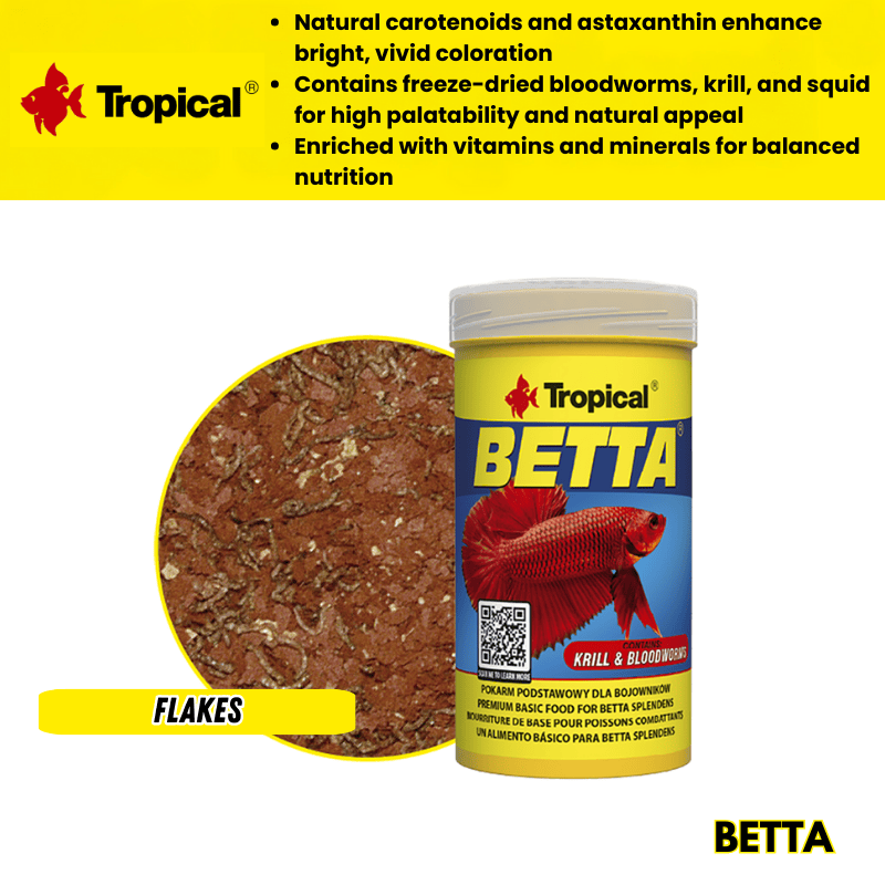 Tropical Betta Flakes (color booster)