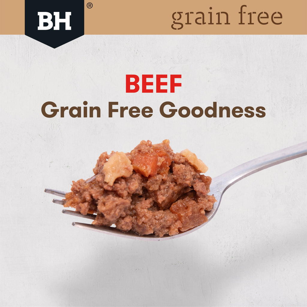 Black Hawk Wet Dog Food Tin Grain Free Beef