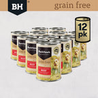 Black Hawk Wet Dog Food Tin Grain Free Beef