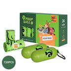 Compostable Biobased Dog Poop Bag + Free Dog Bag Dispenser