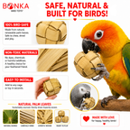 1256 Pk3 Mini Palm Leaf Boxes