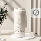 🔥Gift Idea 49% OFF Hot Sale🔥Lily of the Valley Stainless Steel / Ceramic Liner Insulation Cup