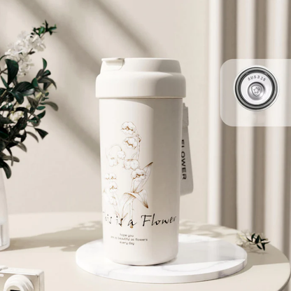 🔥Gift Idea 49% OFF Hot Sale🔥Lily of the Valley Stainless Steel / Ceramic Liner Insulation Cup