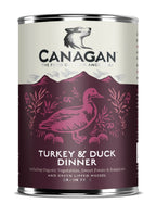 CANAGAN Dinner, puretina i pačetina s organskim povrćem, 400g