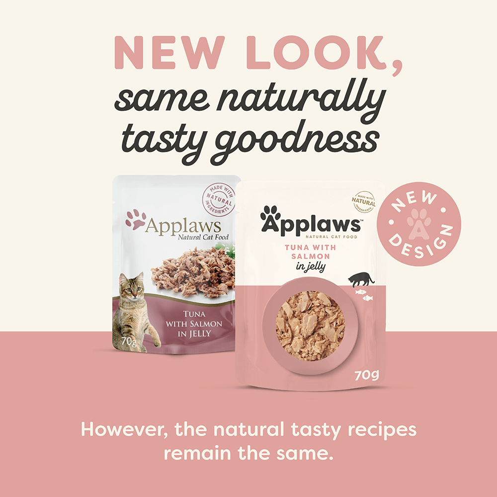 APPLAWS Tuna with Salmon Jelly Wet Cat Food for Adult Cat