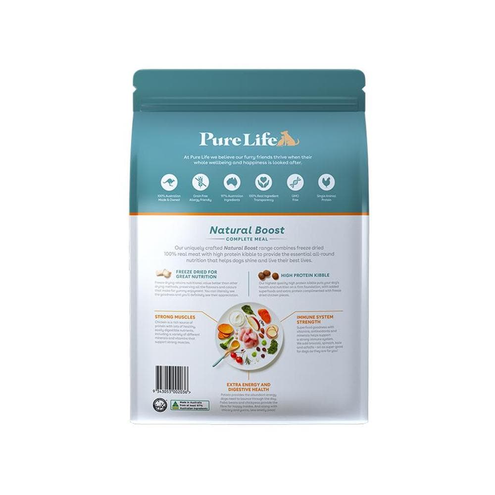 PURE LIFE Natural Boost Chicken Puppy Dry Dog Food 8kg